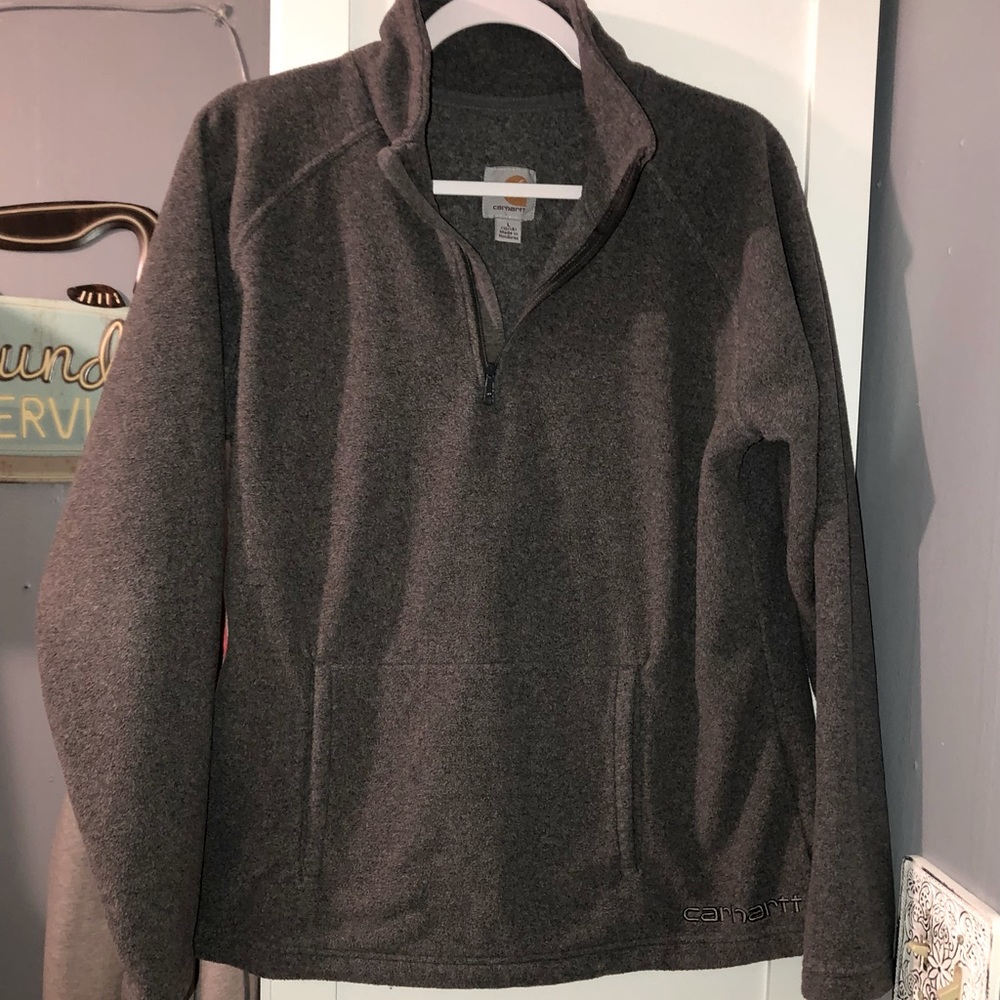Carhartt fleece 1/4 zip jacket